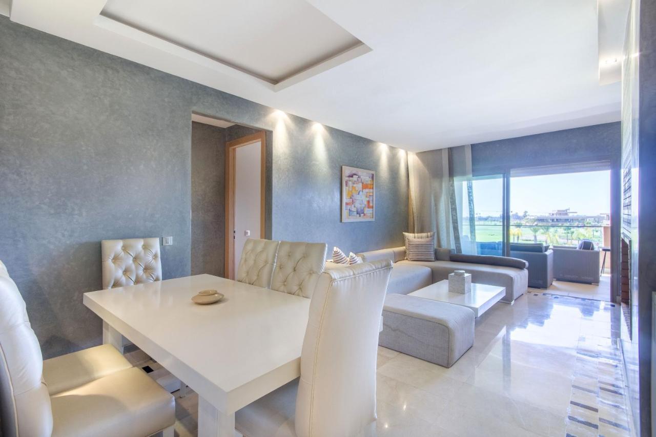 Apartmán Lumineux Et Vue Degagee Sur Piscine A Prestigia Marakéš Exteriér fotografie