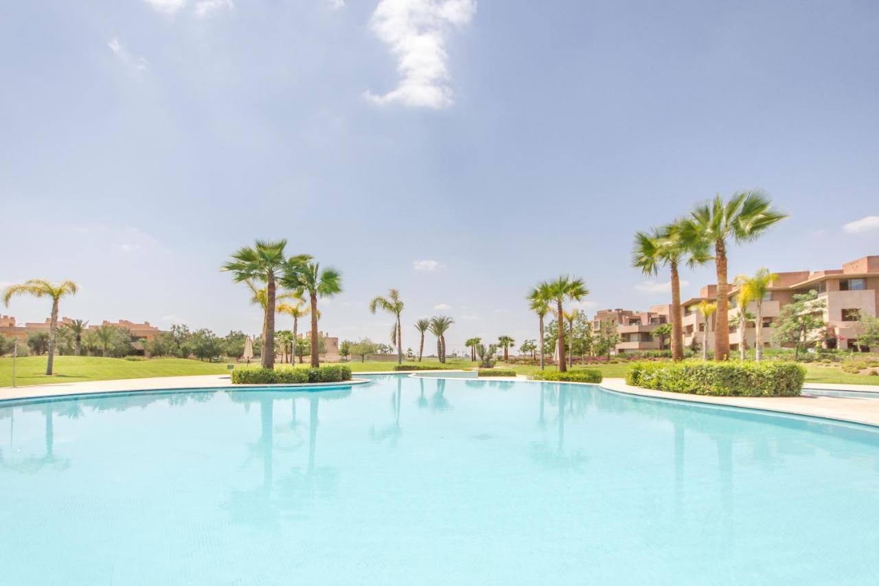Apartmán Lumineux Et Vue Degagee Sur Piscine A Prestigia Marakéš Exteriér fotografie