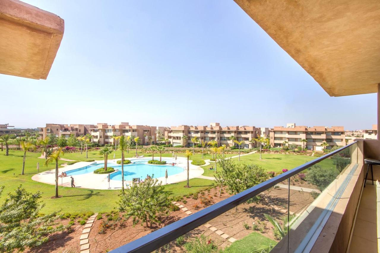 Apartmán Lumineux Et Vue Degagee Sur Piscine A Prestigia Marakéš Exteriér fotografie