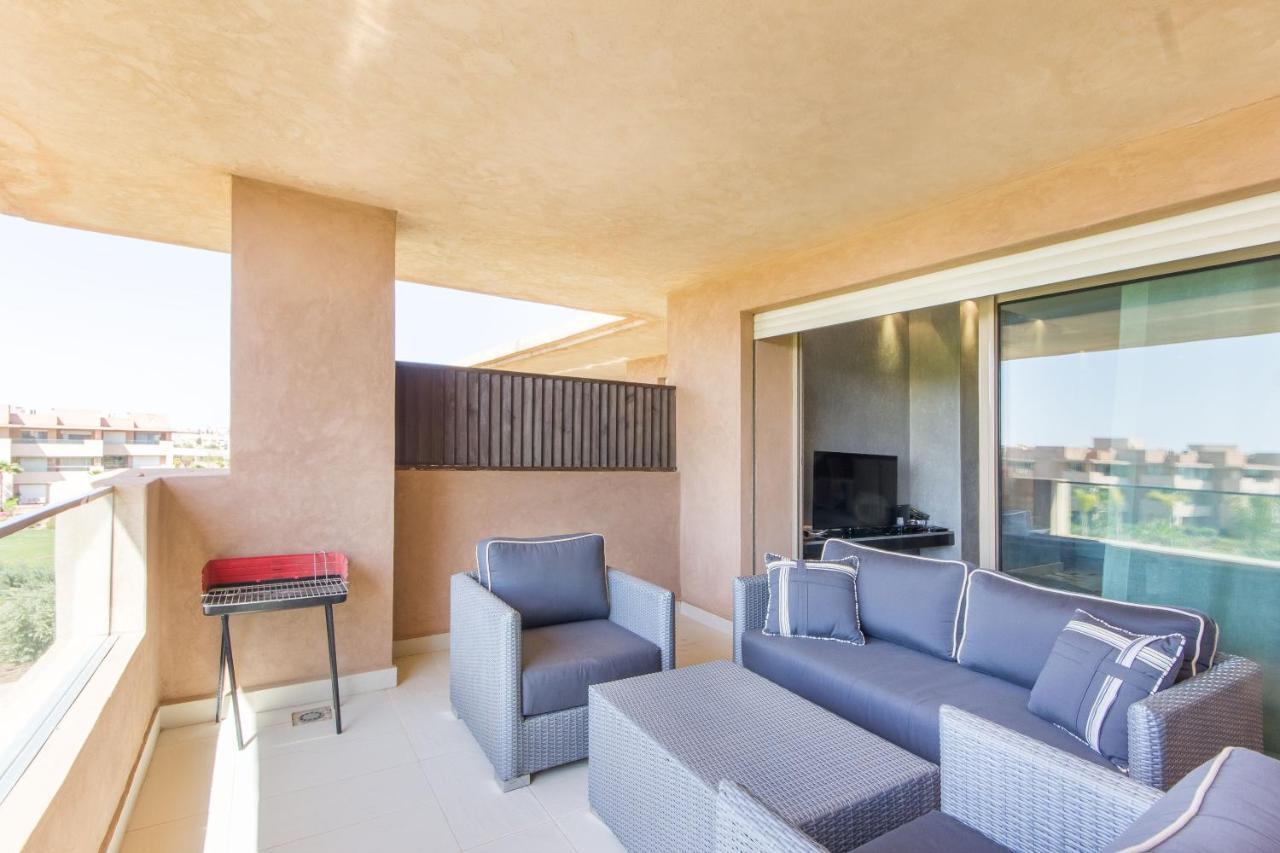 Apartmán Lumineux Et Vue Degagee Sur Piscine A Prestigia Marakéš Exteriér fotografie